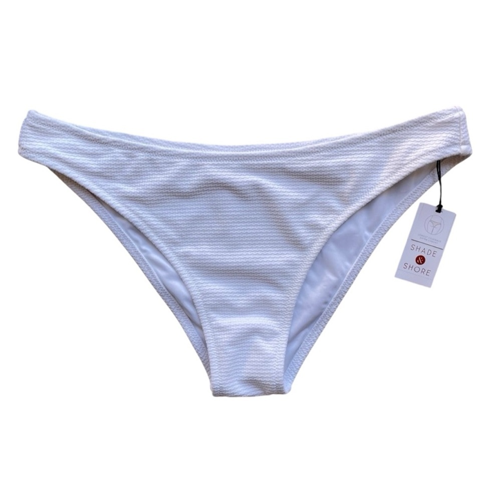 Shade & Shore White Bikini Bottoms - Size L - Picture 2 of 5